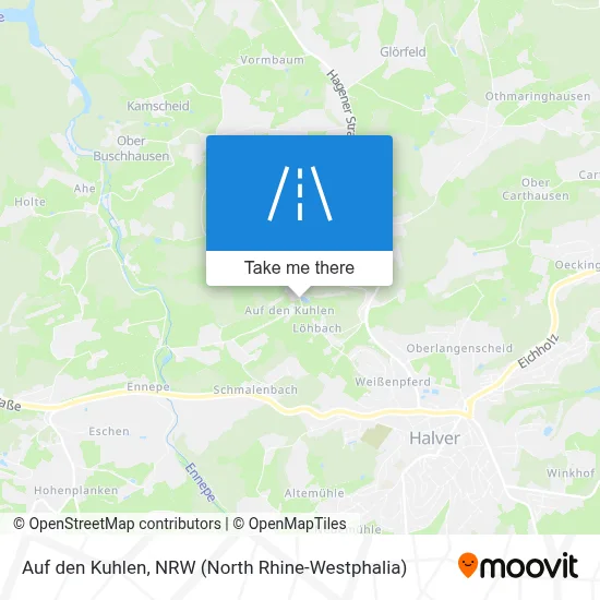 Auf den Kuhlen map