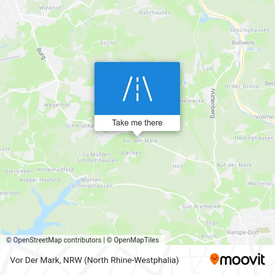 Карта Vor Der Mark