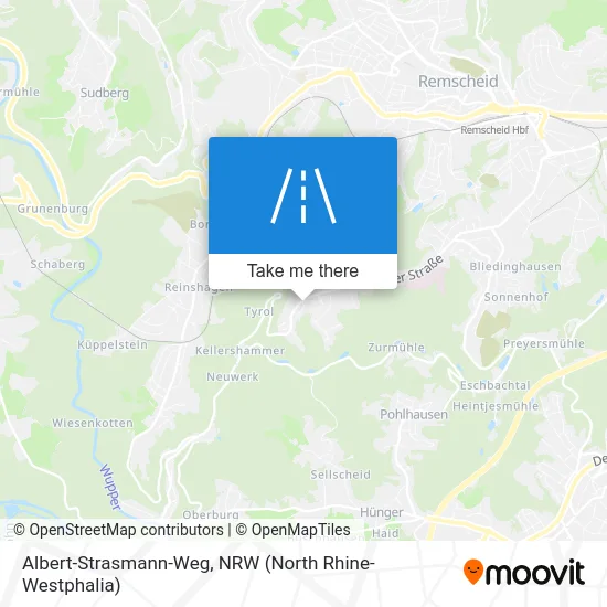 Albert-Strasmann-Weg map