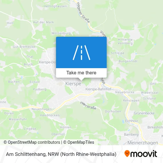 Am Schlittenhang map