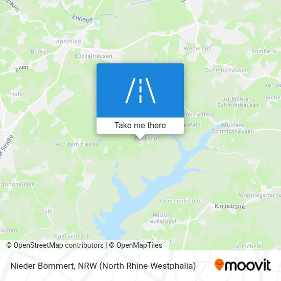 Nieder Bommert map