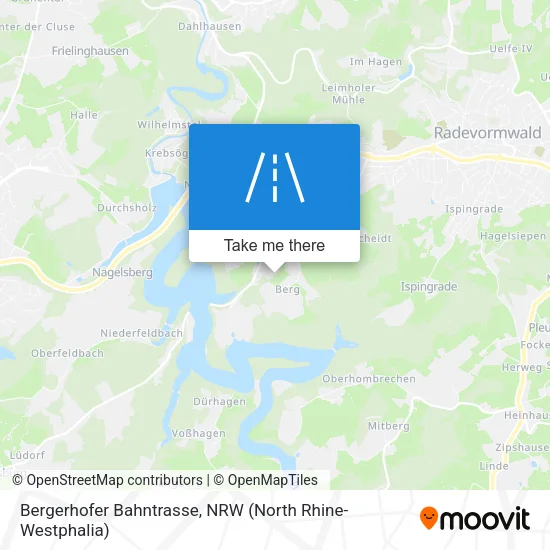 Карта Bergerhofer Bahntrasse