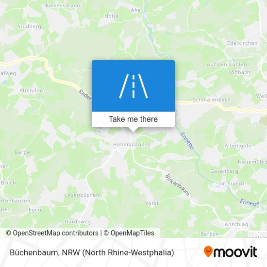 Карта Büchenbaum