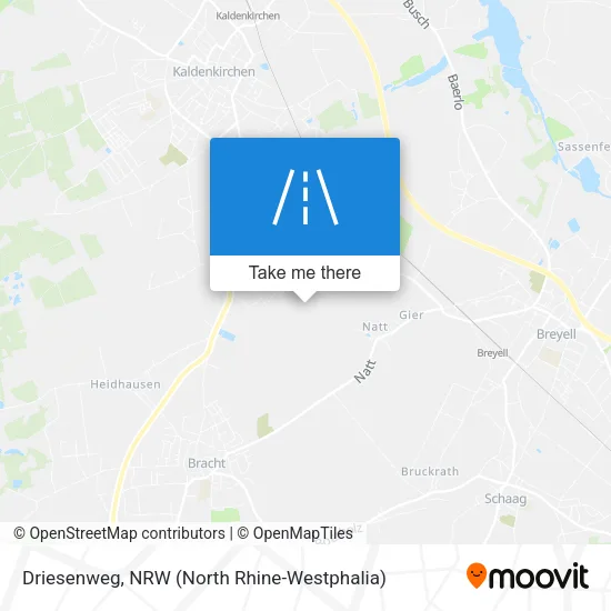 Карта Driesenweg