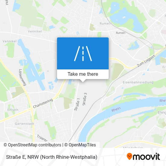 Straße E map