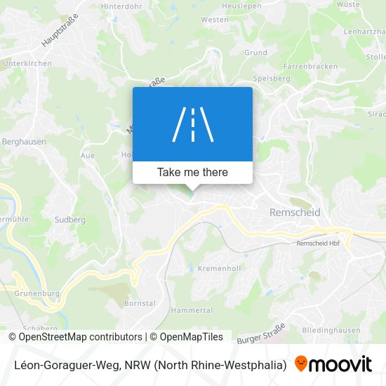 Léon-Goraguer-Weg map