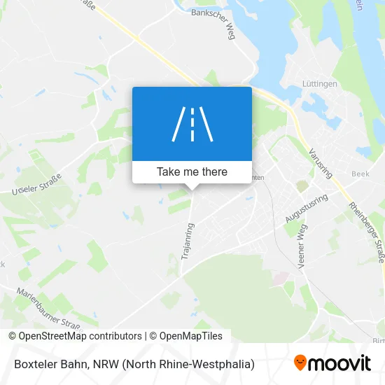 Карта Boxteler Bahn