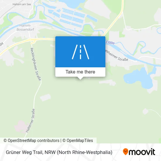 Grüner Weg Trail map