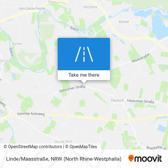 Linde/Maasstraße map