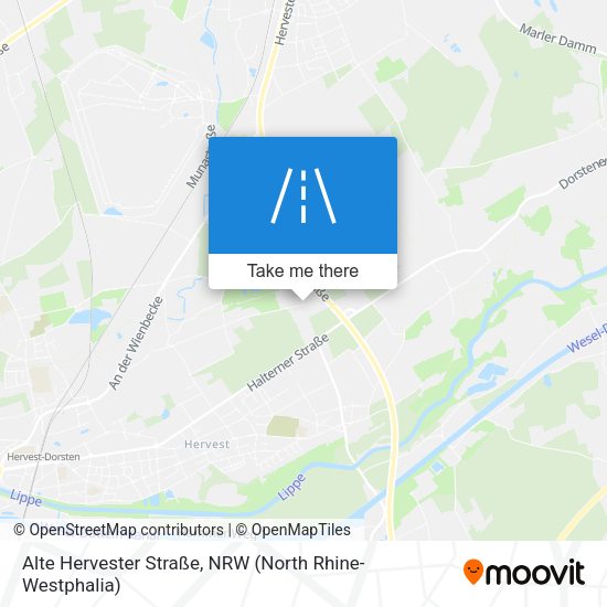 Alte Hervester Straße map