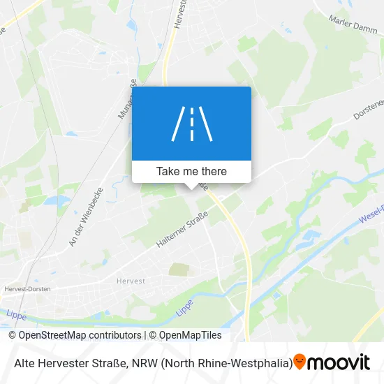 Alte Hervester Straße map