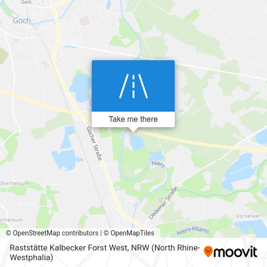Raststätte Kalbecker Forst West map