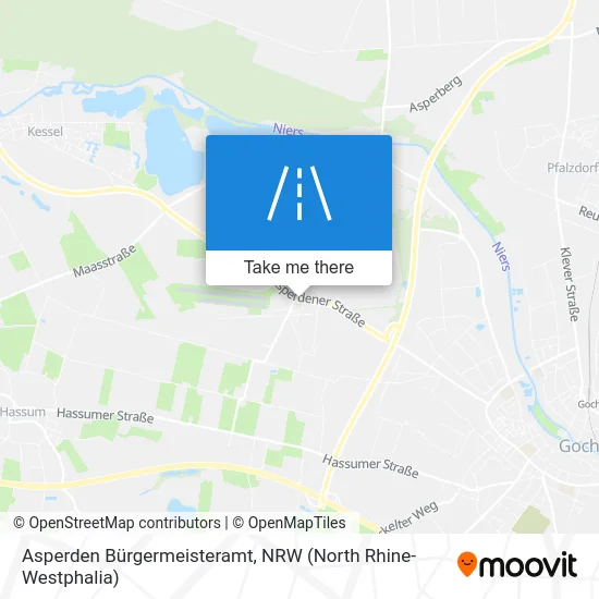 Карта Asperden Bürgermeisteramt
