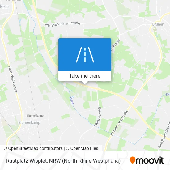 Rastplatz Wisplet map
