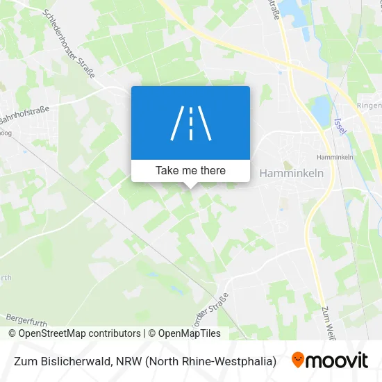 Карта Zum Bislicherwald