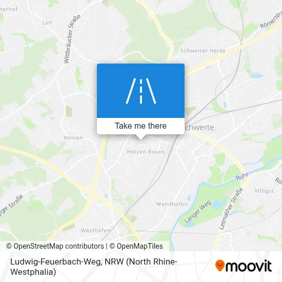 Ludwig-Feuerbach-Weg map