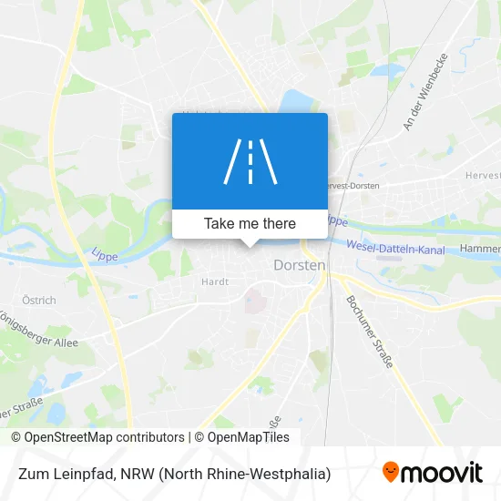 Zum Leinpfad map