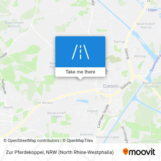 Zur Pferdekoppel map