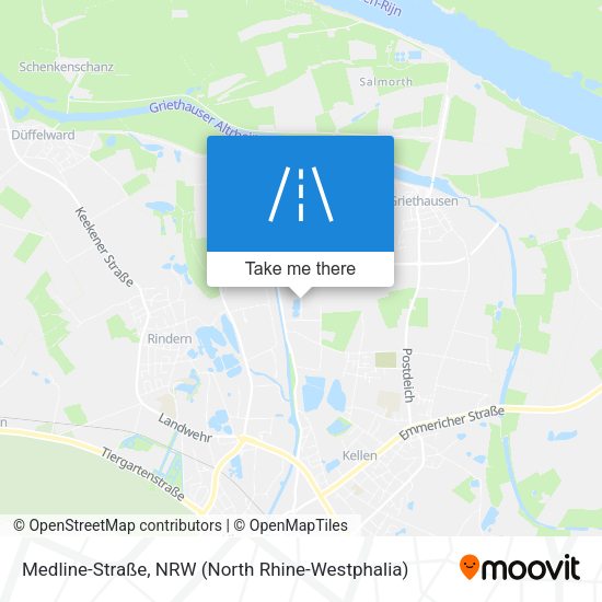 Medline-Straße map