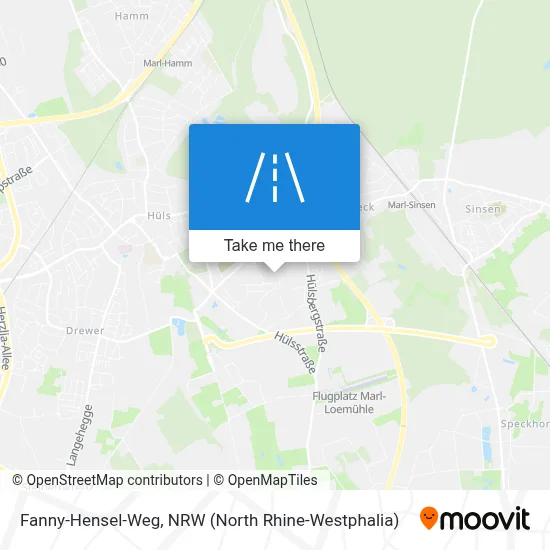 Fanny-Hensel-Weg map