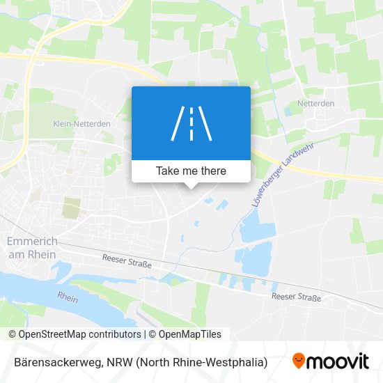 Bärensackerweg map