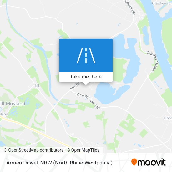 Ärmen Düwel map