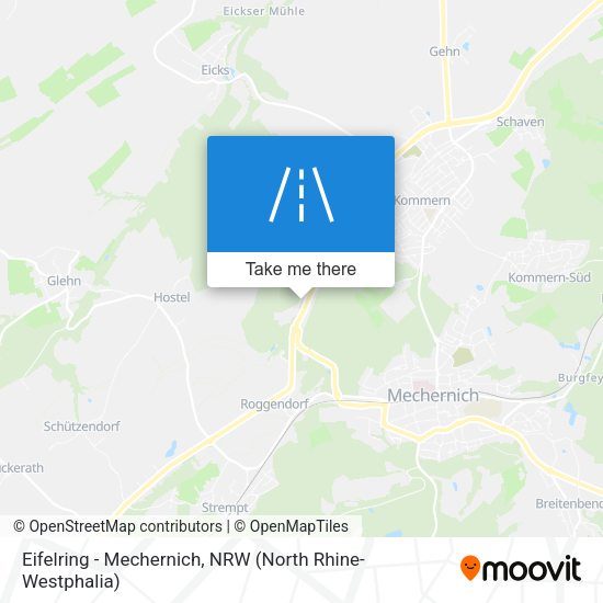 Eifelring - Mechernich map