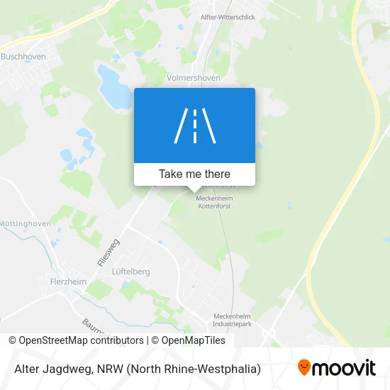 Карта Alter Jagdweg