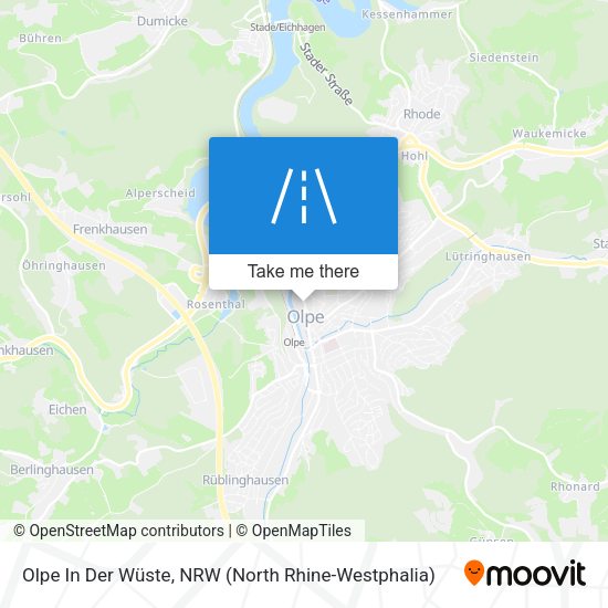 Olpe In Der Wüste map