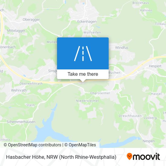 Hasbacher Höhe map