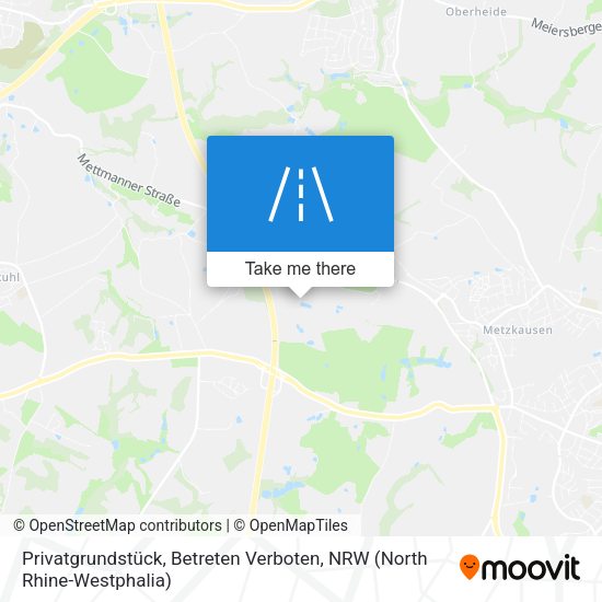 Privatgrundstück, Betreten Verboten map