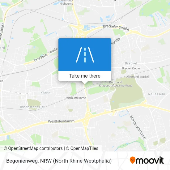 Карта Begonienweg