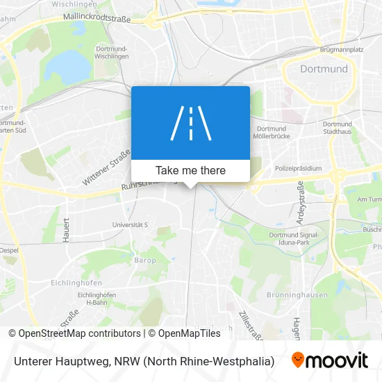 Unterer Hauptweg map