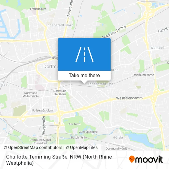 Карта Charlotte-Temming-Straße