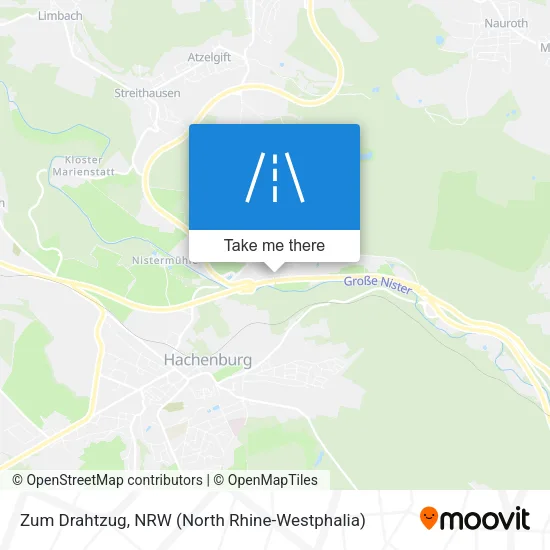 Карта Zum Drahtzug