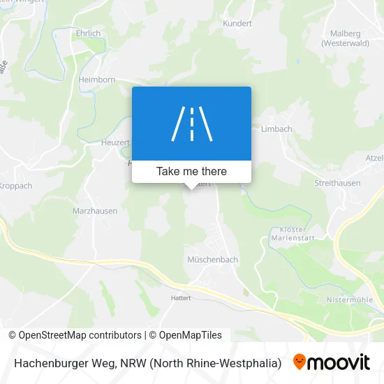 Карта Hachenburger Weg