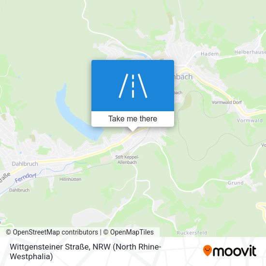 Wittgensteiner Straße map