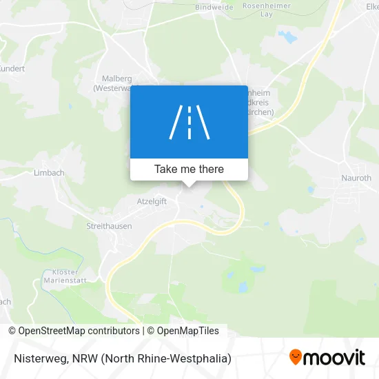 Nisterweg map
