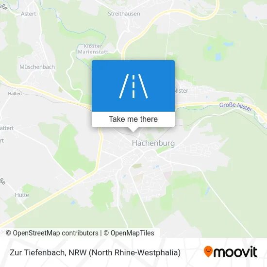 Карта Zur Tiefenbach