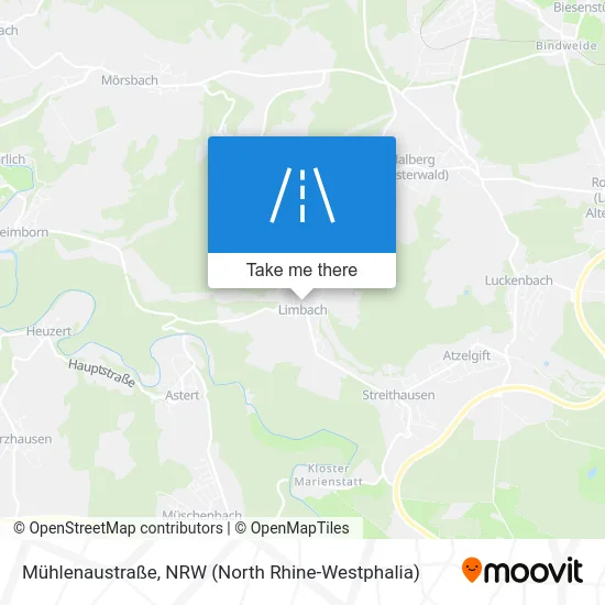 Карта Mühlenaustraße
