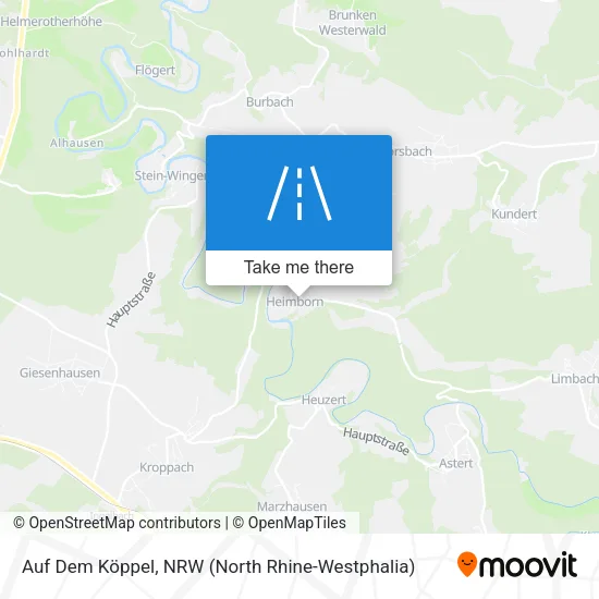 Карта Auf Dem Köppel