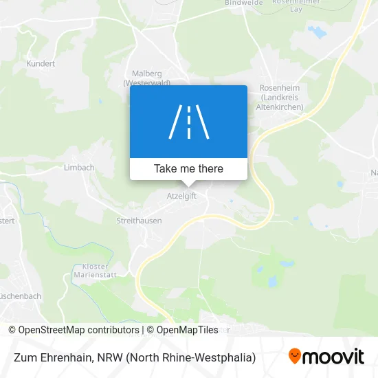 Карта Zum Ehrenhain