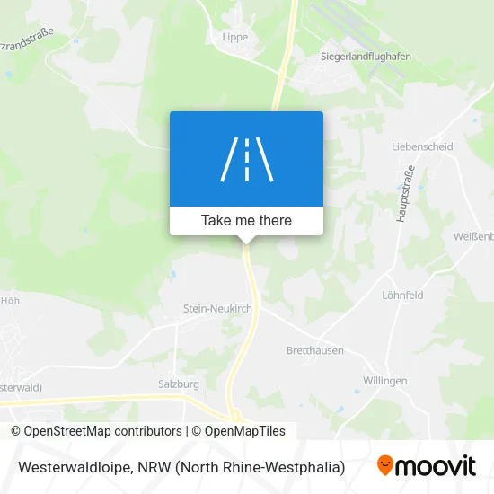Карта Westerwaldloipe
