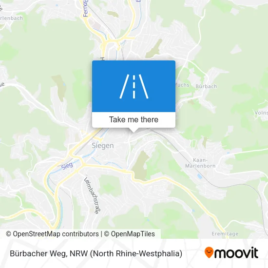 Карта Bürbacher Weg