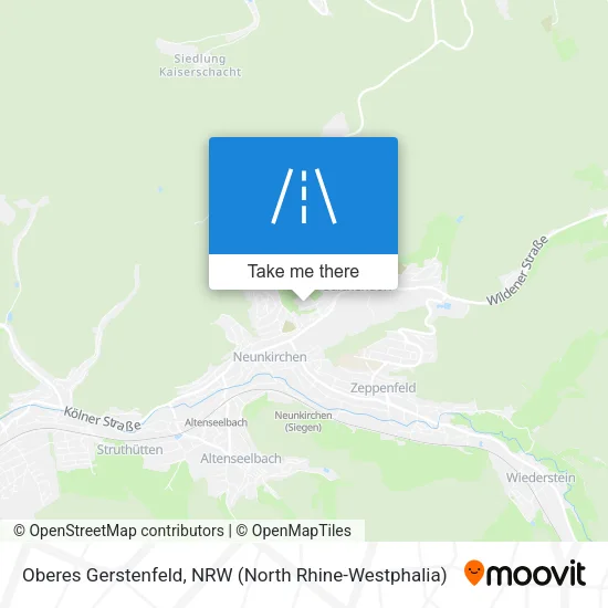 Карта Oberes Gerstenfeld