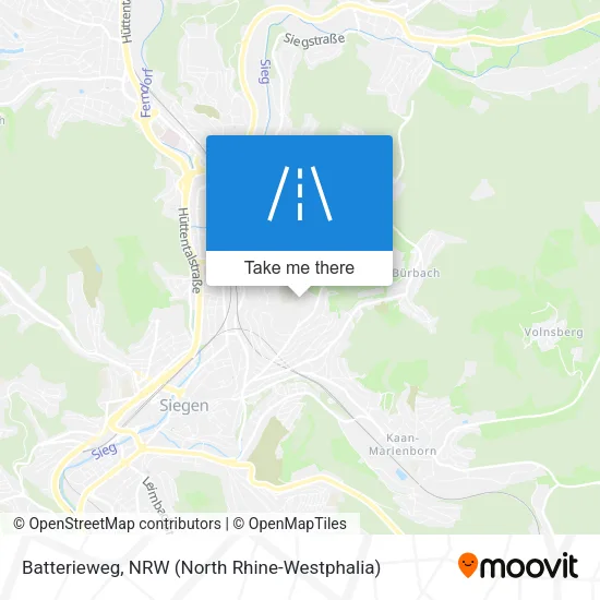 Карта Batterieweg