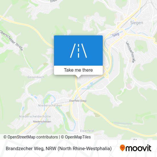 Brandzecher Weg map