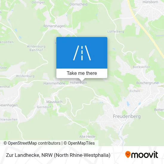 Zur Landhecke map