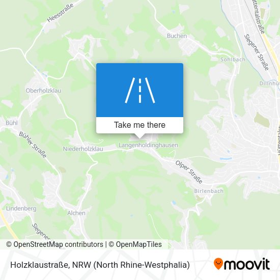Holzklaustraße map