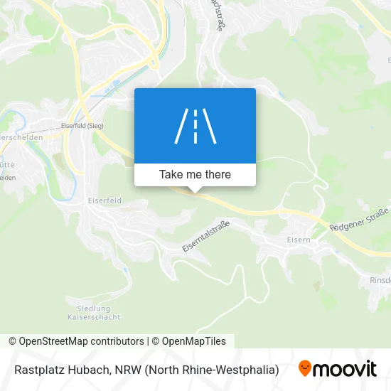 Карта Rastplatz Hubach
